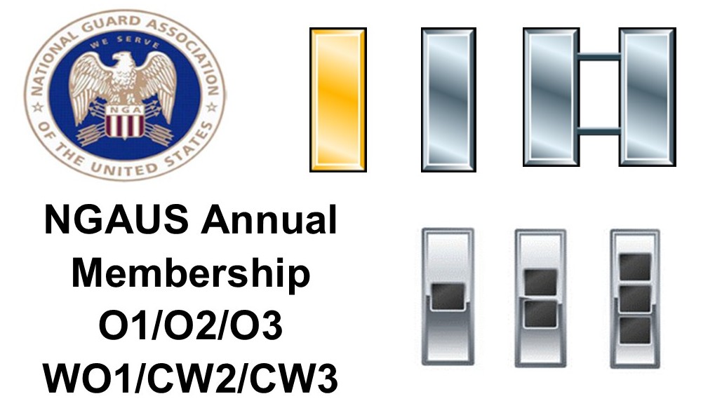 NGAUS Annual Membership O1/O2/O3/WO1/CW2/CW3